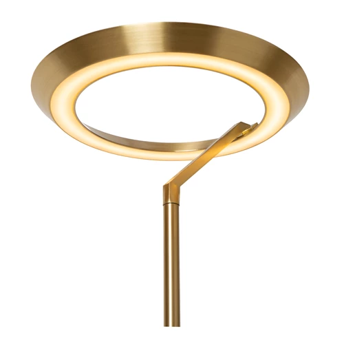 Lucide CELESTE - Floor lamp - Ø 28 cm - LED Dim. - 1x21W 2700K - Matt Gold / Brass - detail 2